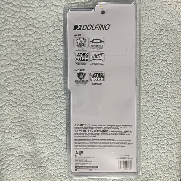 New Dolfino Mini Shark Mask & Snorkel Combo - Picture 3 of 4